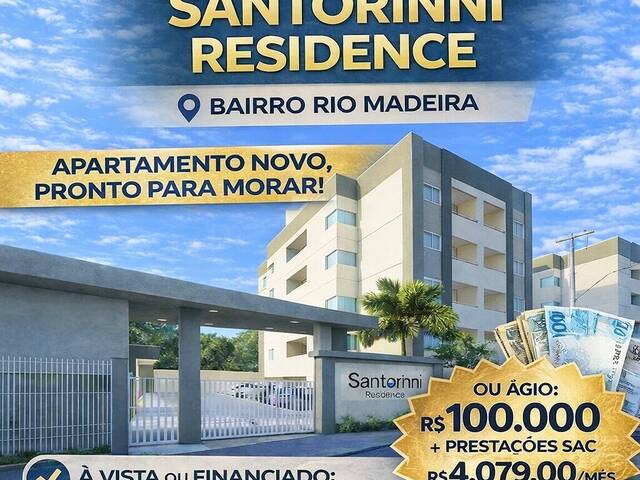 #1295 - Apartamento para Venda em Porto Velho - RO