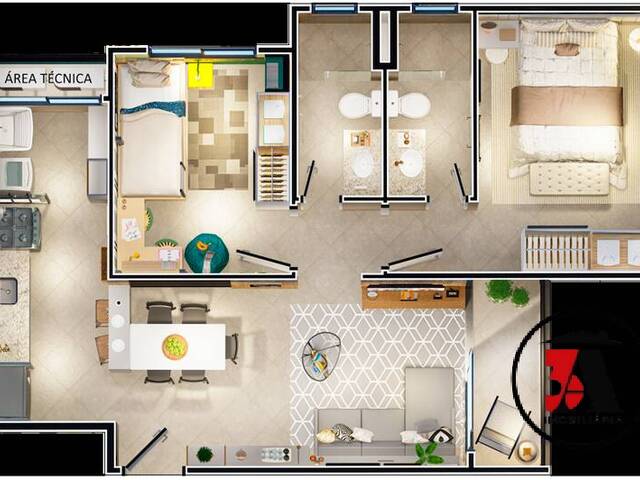 #1223 - Apartamento para Venda em Porto Velho - RO