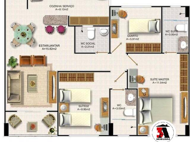 #11052-A - Apartamento para Venda em Porto Velho - RO